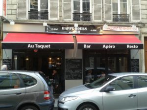 Au Taquet bar pas cher Paris