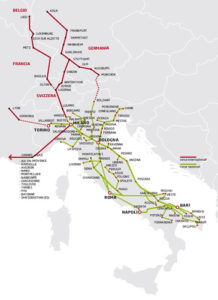 Bus lines in Italy [map] | ComparaBUS Blog