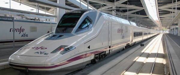 Renfe, Renfe Avlo railway company in Spain, AVE hig speed train